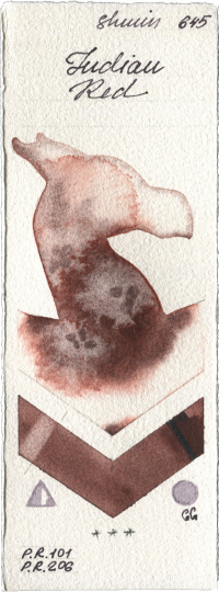 Indian Red by Shminke Horadam Aquarell watercolor swatch