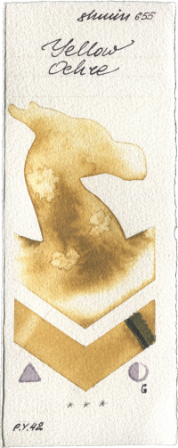 Yellow Ochre by Shminke Horadam Aquarell watercolor swatch