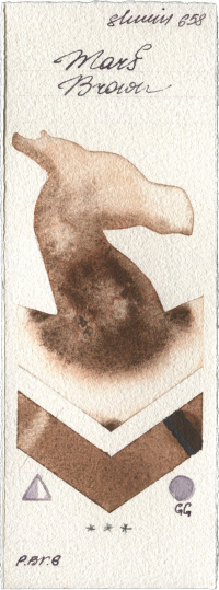 Mars Brown by Shminke Horadam Aquarell watercolor swatch