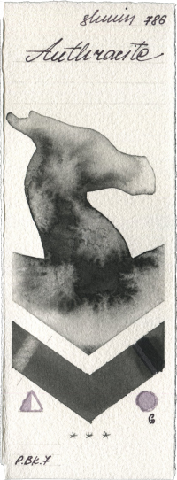 Anthracite by Shminke Horadam Aquarell watercolor swatch