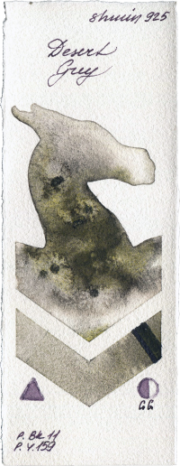 Desert Grey by Shminke Horadam Aquarell watercolor swatch