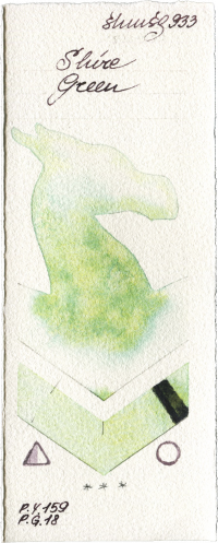 Shire Green by Shminke Horadam Aquarell watercolor swatch