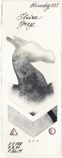 Shire Grey by Shminke Horadam Aquarell watercolor swatch