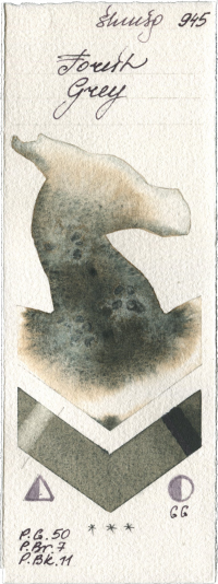 Forest Grey by Shminke Horadam Aquarell watercolor swatch