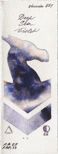Deep Sea Violet by Shminke Horadam Aquarell watercolor swatch