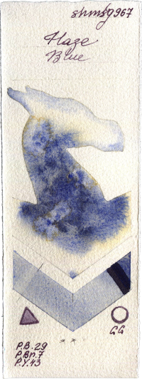 Haze Blue by Shminke Horadam Aquarell watercolor swatch