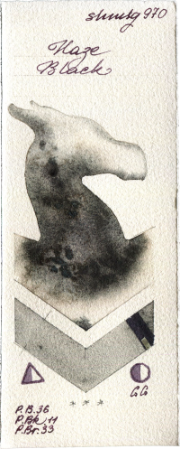 Haze Black by Shminke Horadam Aquarell watercolor swatch