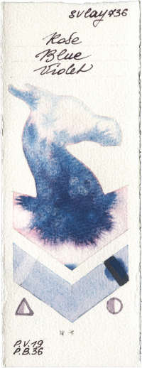 Rose Blue Violet by SuperVision watercolor swatch