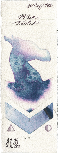 Blue Violet by SuperVision watercolor swatch
