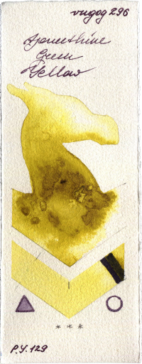 Azomethine Green Yellow by Royal Talens Van Gogh Watercolour watercolor swatch