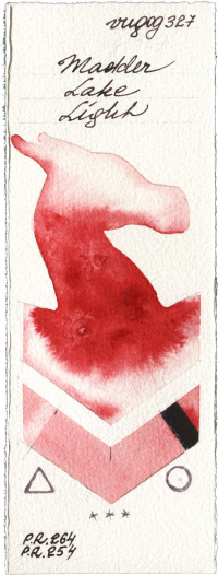 Madder Lake Light by Royal Talens Van Gogh Watercolour watercolor swatch