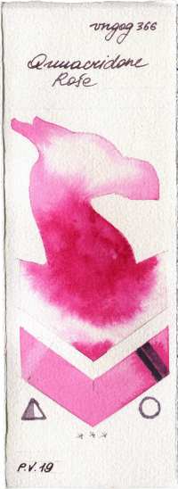 Quinacridone Rose by Van Gogh Watercolour watercolor swatch