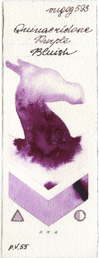 Quinacridone Purple Bluish by Royal Talens Van Gogh Watercolour watercolor swatch