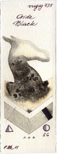 Oxide Black by Royal Talens Van Gogh Watercolour watercolor swatch