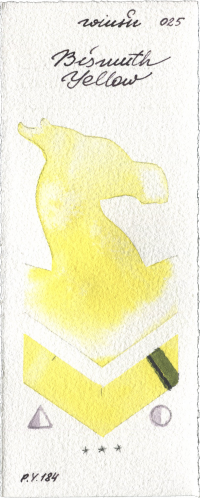 Bismuth Yellow by Winsor & Newton Professional watercolor swatch