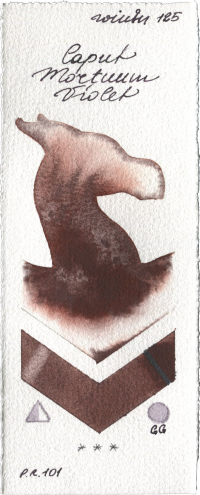 Caput Mortuum Violet by Winsor & Newton Professional watercolor swatch