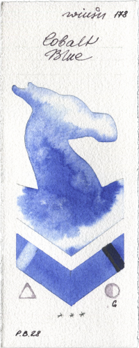 Cobalt Blue by Winsor & Newton Professional watercolor swatch