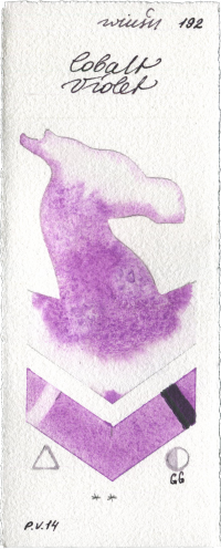 Cobalt Violet by Winsor & Newton Professional watercolor swatch