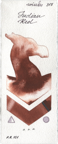 Indian Red by Winsor & Newton Professional watercolor swatch