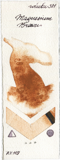 Magnesuim Brown by Winsor & Newton Professional watercolor swatch