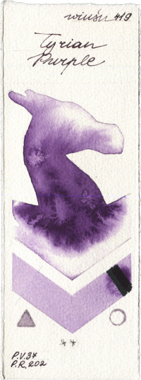 Tyrian Purple by Winsor & Newton Professional watercolor swatch