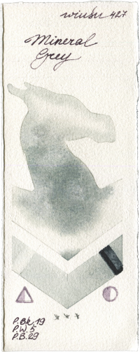 Mineral Grey by Winsor & Newton Professional watercolor swatch