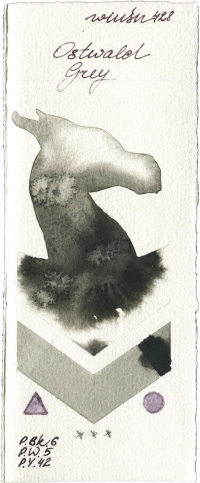 Ostwald Grey by Winsor & Newton Professional watercolor swatch