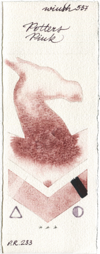 Potters Pink by Winsor & Newton Professional watercolor swatch