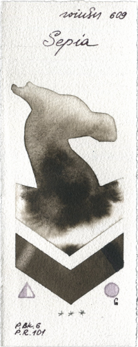Sepia by Winsor & Newton Professional watercolor swatch