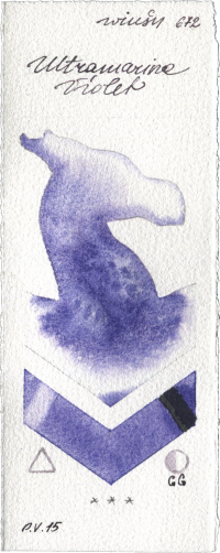 Ultramarine Violet by Winsor & Newton Professional watercolor swatch