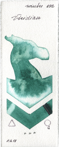 Viridian by Winsor & Newton Professional watercolor swatch