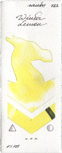 Winsor Lemon by Winsor & Newton Professional watercolor swatch