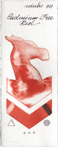Cadmium-Free Red by Winsor & Newton Professional watercolor swatch
